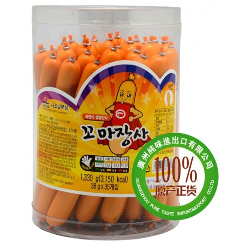 海牌菁品小力士鱼肠 38g*35根*6罐支/件