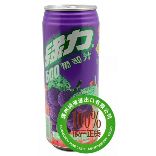 绿力葡萄汁480ml*24瓶/件