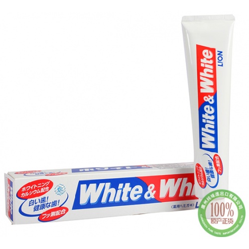 狮王WHITE美白牙膏150g*10支/组