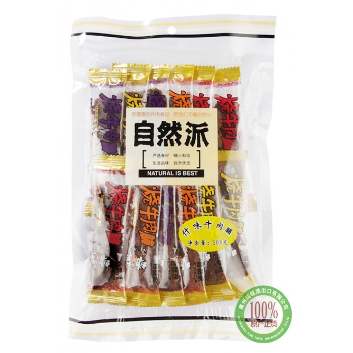 自然派什味牛肉脯100g*24包/件