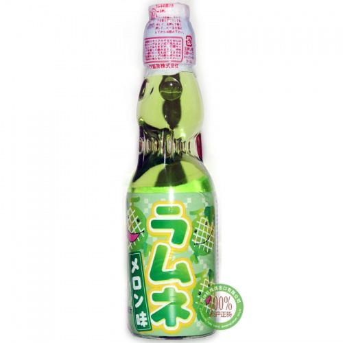 哈达哈密瓜味波子汽水饮料200ml*30瓶/件