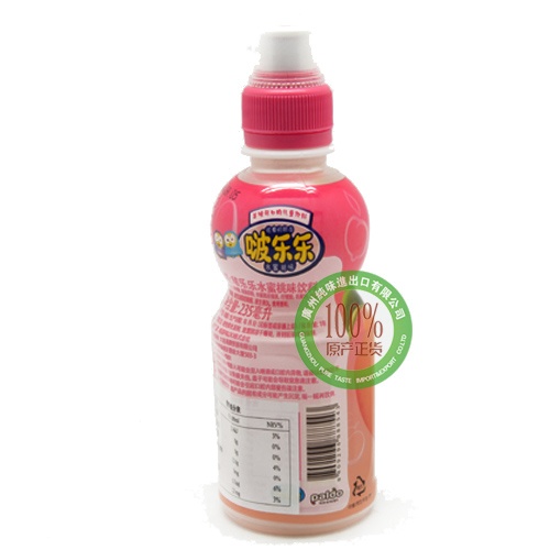 啵乐乐水蜜桃味饮料 235ml*24瓶/件