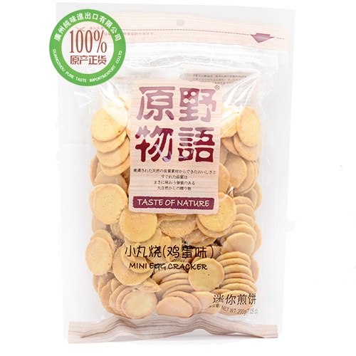 原野物语小丸烧（鸡蛋味迷你煎饼）200g*24袋/件