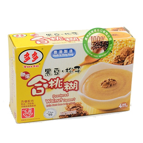 多多牌即溶黑豆松子核桃糊140g*20盒/件