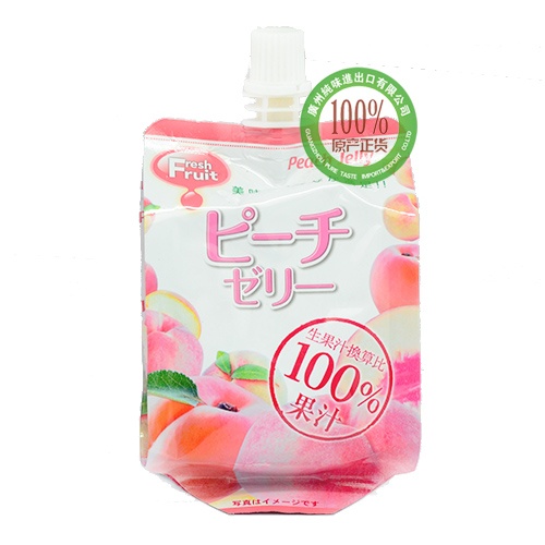 Freshruit（果太郎）桃味果汁果冻165g*6袋*4盒/件