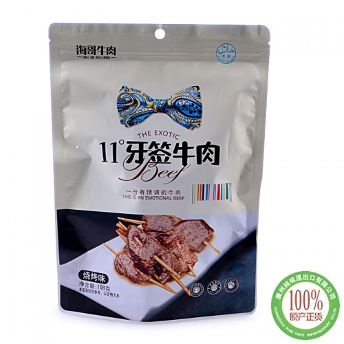 11º牙签牛肉（烧烤味）108g*30包/件