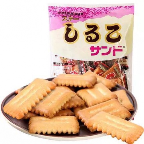 松永北海道红豆饼干230g*12包/件