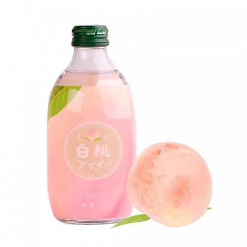 友桝白桃味味汽水饮料300ml*24瓶/件