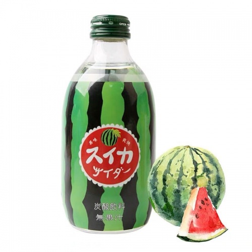 友桝西瓜味汽水饮料300ml*24瓶/件