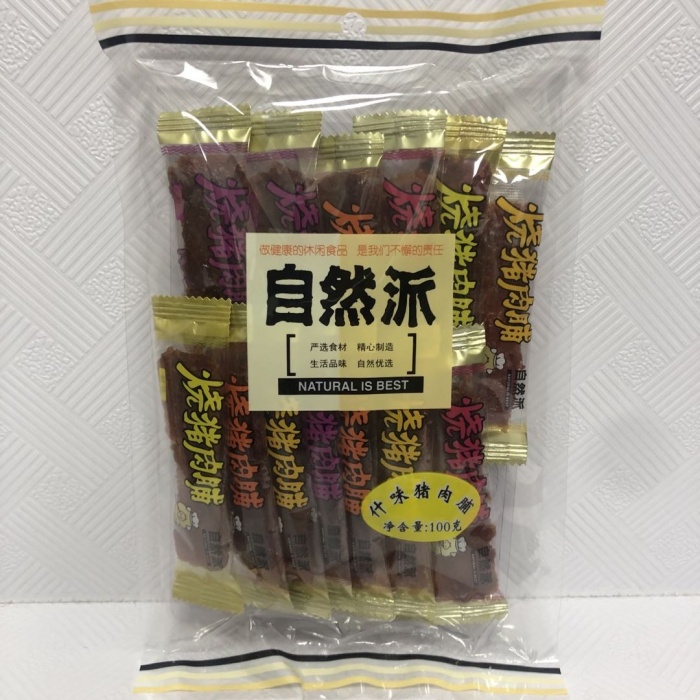 自然派什味猪肉脯100g*24包/件