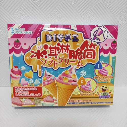兔仙子DIY冰淇淋脆筒43.5g*24盒/件