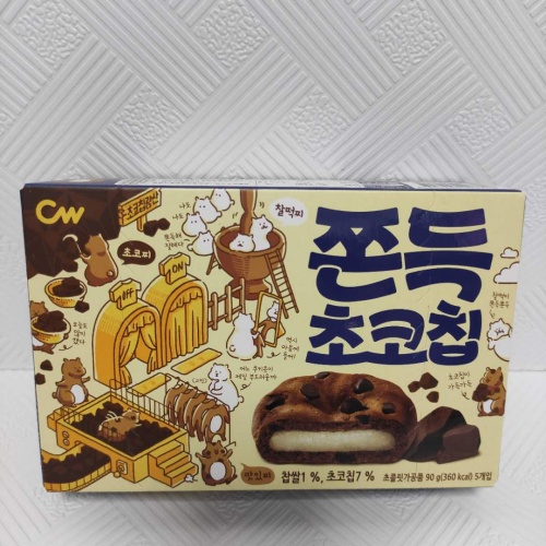 青佑牌九日巧克力味打糕90g*18盒/件