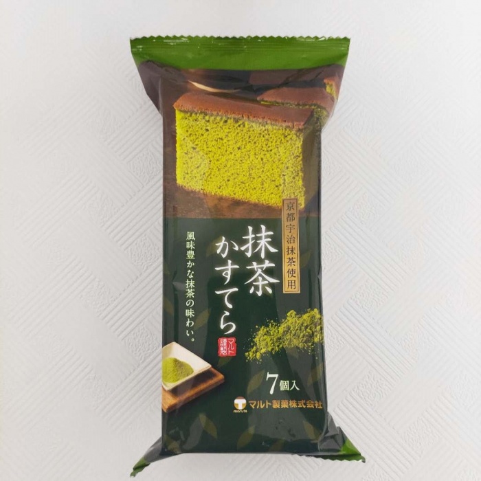 玛露托宇治抹茶蛋糕（7枚入）170g*12包/件