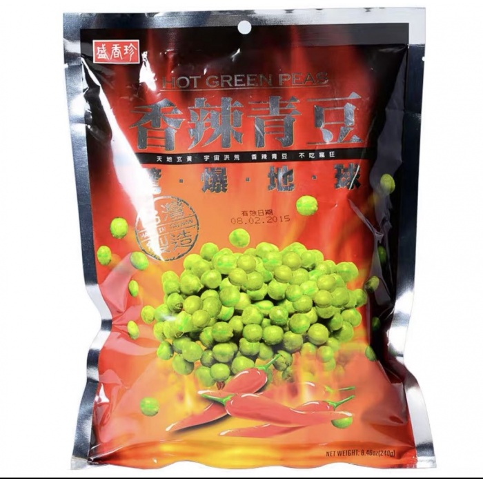 盛香珍香辣青豆240g*10包/件