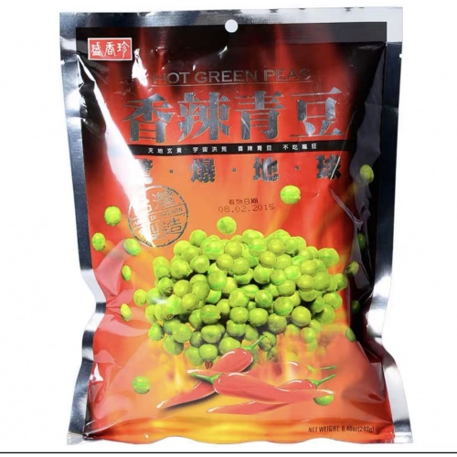 盛香珍香辣青豆240g*10包/件