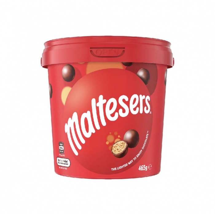 麦提莎（Maltesers）代可可脂牛奶巧克力制品465g*6桶/件