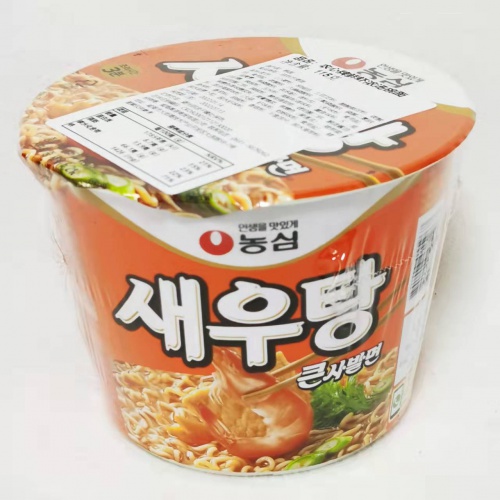 农心鲜虾浓汤大碗面115g*16碗/件