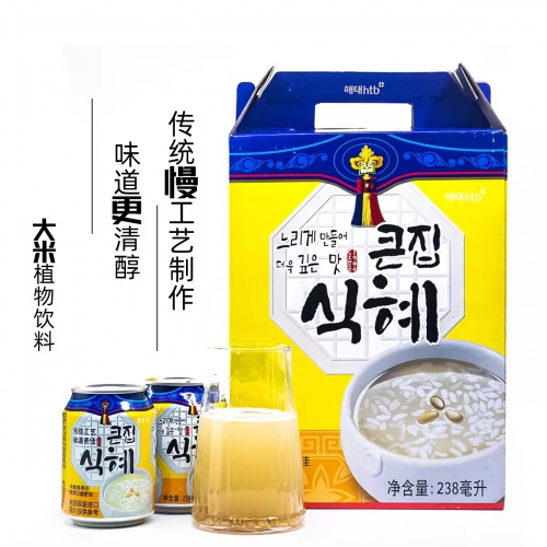 海太奶家大米植物饮料238ml*12罐*6盒/件