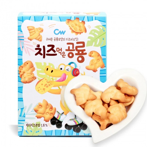 青佑恐龙形饼干（芝士味）60g*10盒/件