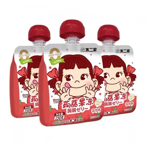 不二家果味蒟蒻可吸果冻企鹅包(荔枝味)150g*30袋/件