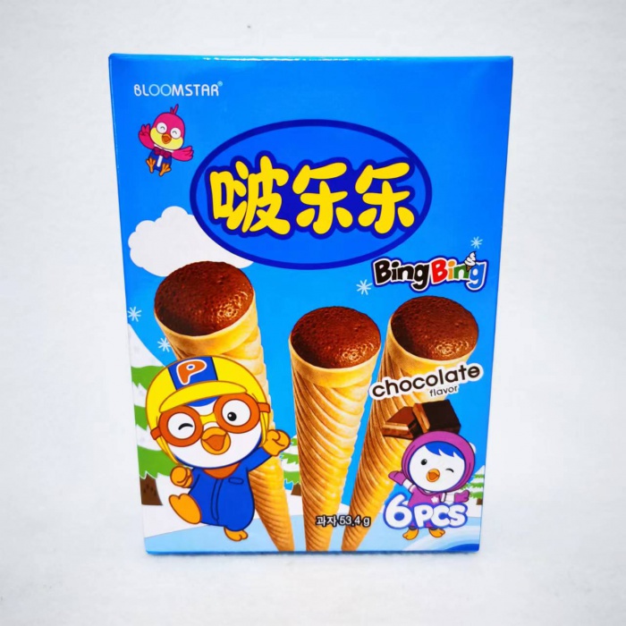 啵乐乐冰淇淋型饼干（巧克力味） 53.4g*20盒/件