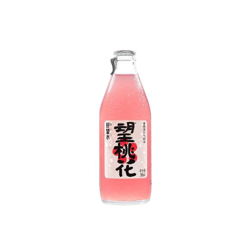 好望水望桃花白桃味气泡饮料300ml*24瓶/件