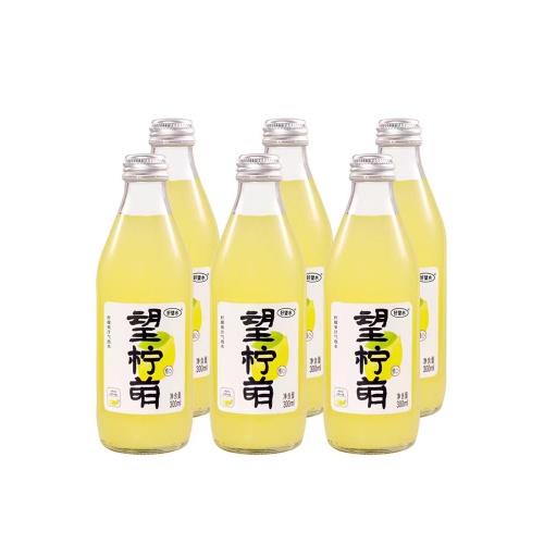 好望水望柠萌柠檬味气泡饮料300ml*24瓶/件