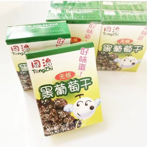 同治黑葡萄干180g（30g*6盒）*30条/件