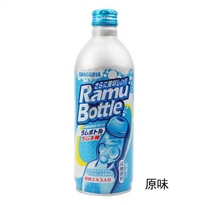 三佳利原味味波子汽水500ml*24罐/件