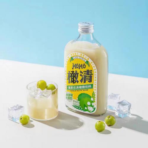 橄清HOHO茉莉花滇橄榄汁饮料330ml*12瓶/件