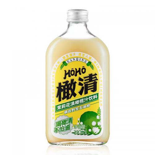 橄清HOHO茉莉花滇橄榄汁饮料330ml*12瓶/件