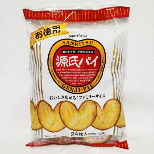 三立源氏心形蝴蝶千层酥饼干240g*12袋/件