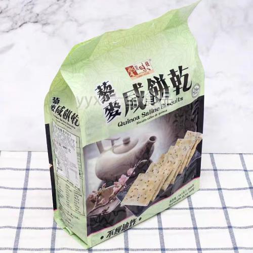 美味栈藜麦米咸饼干(16包入）400g*12袋/件