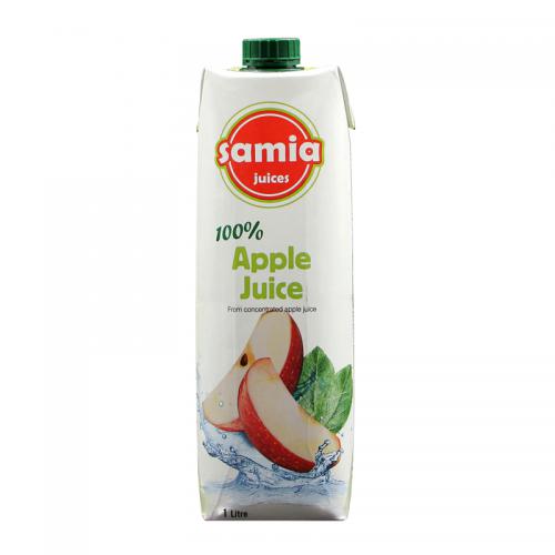 SAMIA塞美娜100%苹果汁饮料1L*12瓶/件