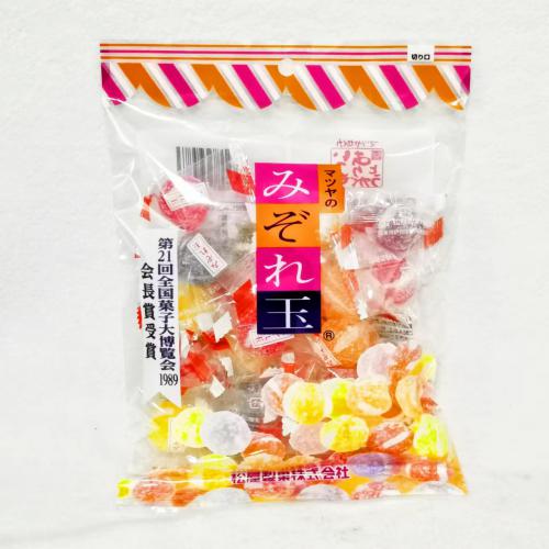 松屋制果雪球形多彩混合水果硬糖190g（...