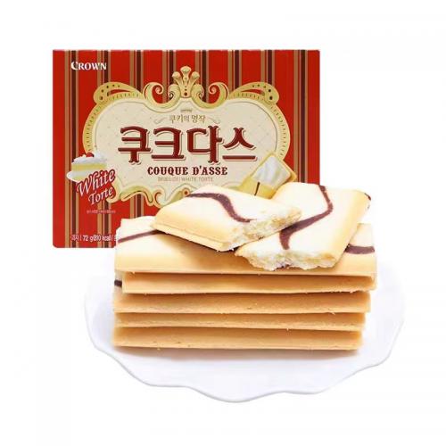 克丽安奶油夹心条饼干77g*21盒/件