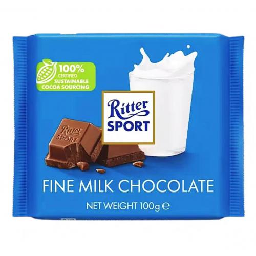 瑞特斯牛奶巧克力制品100g*12块/组