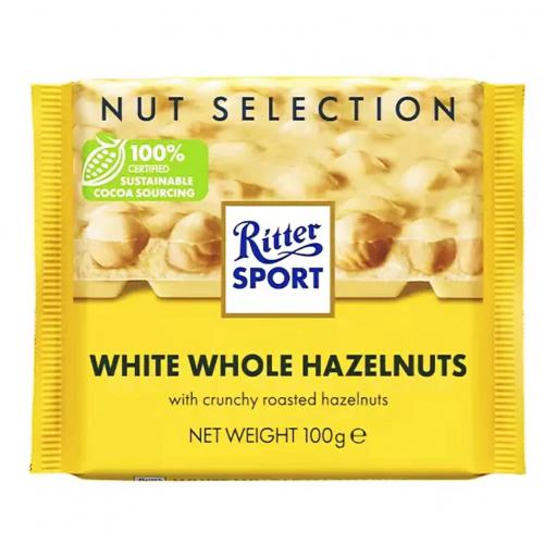 瑞特滋全榛子白巧克力 100g*10块/组