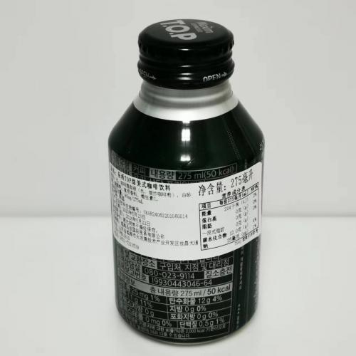 麦馨东西Top甜美式咖啡饮料（绿瓶）275ml*20瓶/件