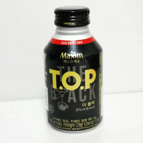 麦馨东西Top黑咖啡饮料（黑罐）275m...