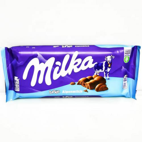 Milka（妙卡）气泡牛奶巧克力100g...