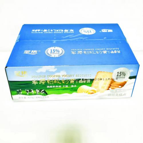 蒙集草原熟酸奶黄油饼（牛奶味）420g*...