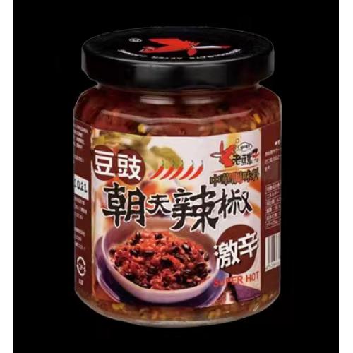 老骡子豆鼓朝天辣椒240g*12瓶/件