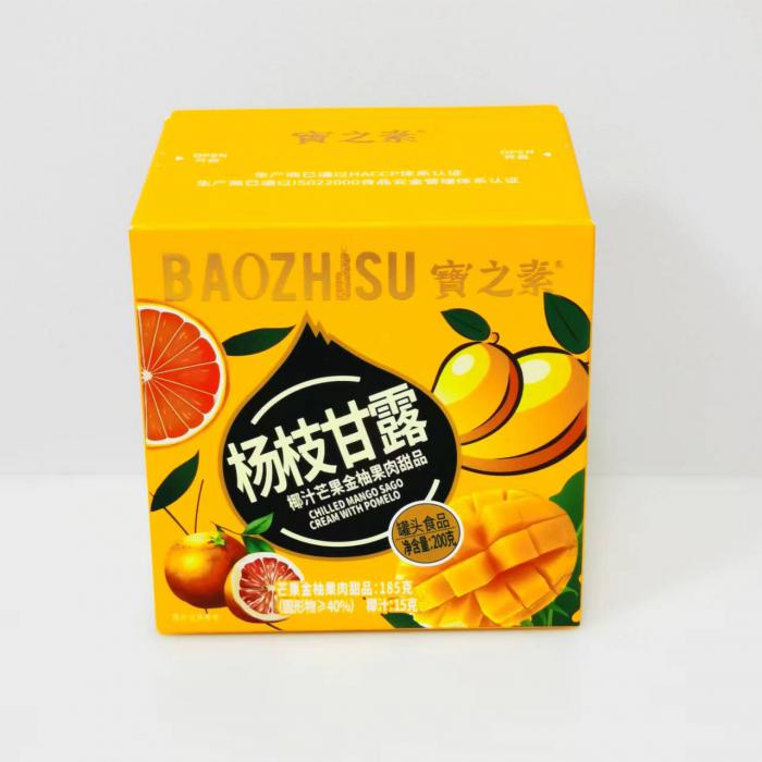 宝之素杨枝甘露（椰汁芒果金柚果肉）甜品200g*18碗/组