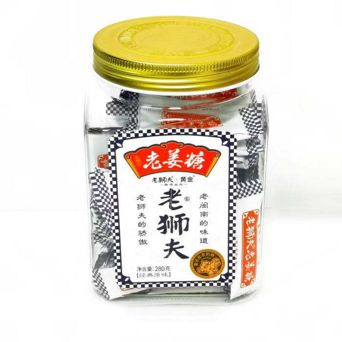 老狮夫*黄金 老姜糖原味280g*15罐/件