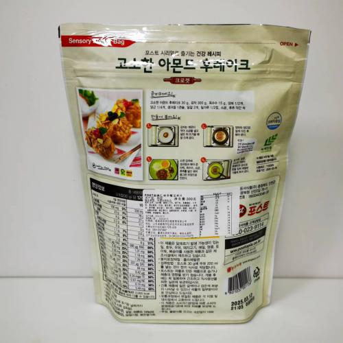 韩国Post扁桃仁味早餐玉米片300g*10袋/件