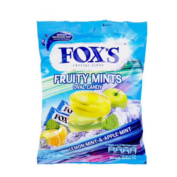 FOX'S水果薄荷味糖果125g*24包/件
