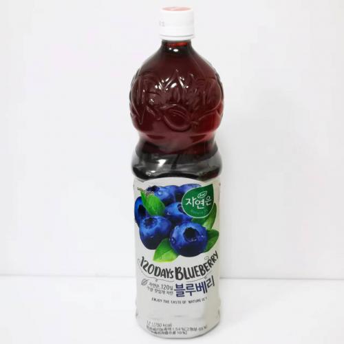 熊津蓝莓汁饮料1.5L*12瓶/件