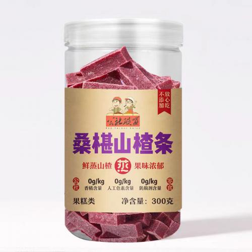 公社联盟桑椹山楂条300g*24罐/件