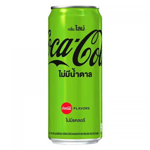 泰国可口可乐青柠味碳酸饮料325ml*2...